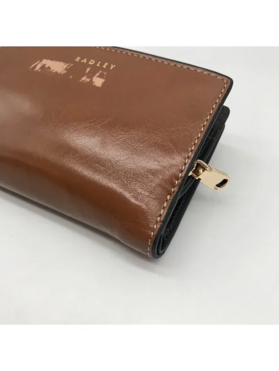 Radley London Brown Leather Medium Bifold Wallet - Picture 8 of 12
